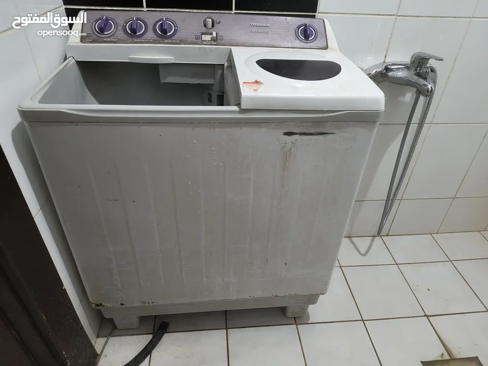 يوجد 2 غساله للبيع بحاله ممتازه ‏غسالات ‏,‏ توشيبا ‏,‏ مستعمل‏ غسالات