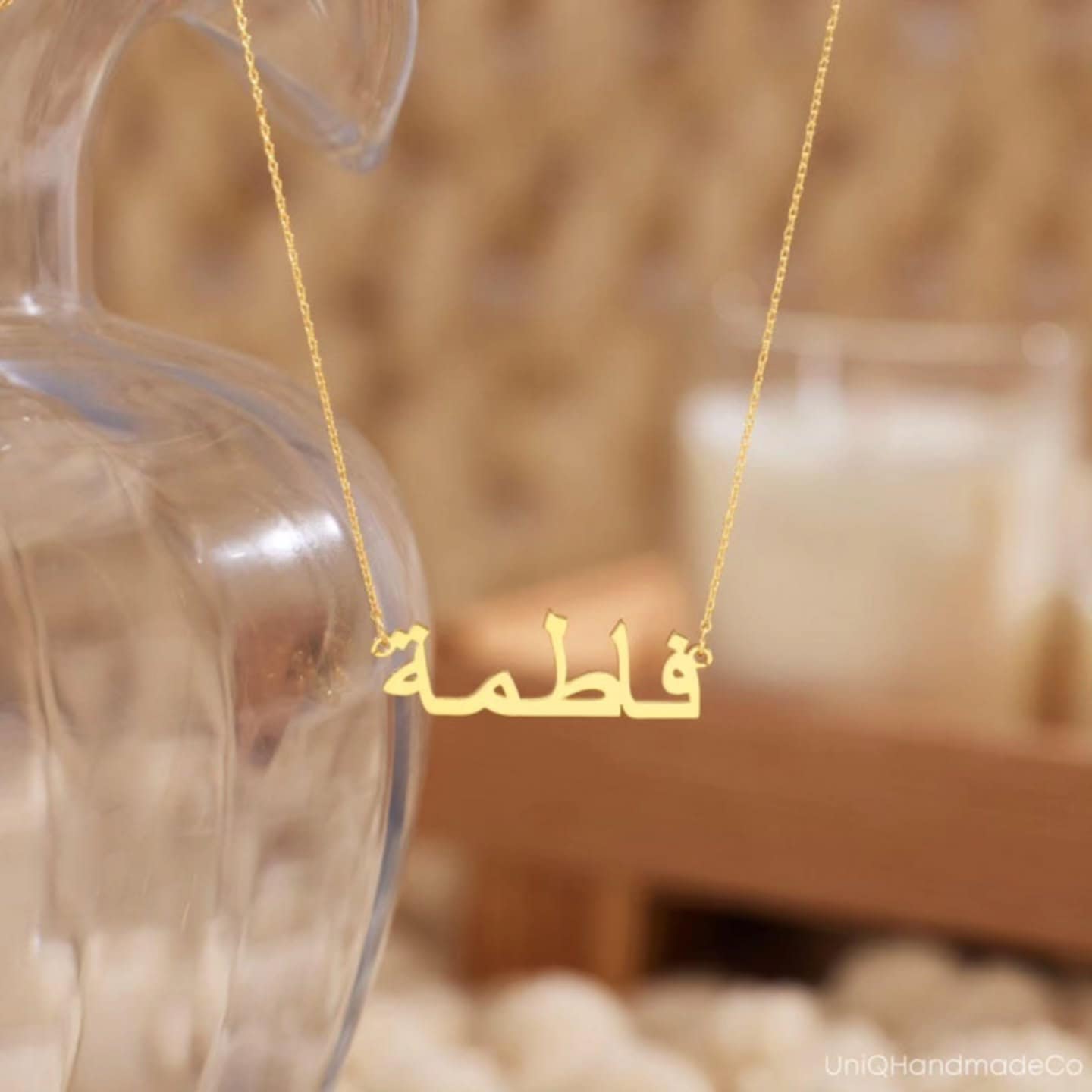 💫💫سلسال مطلي ذهب من هدايا دللي 👧طفلتك بسلسال انيق باسمها😇