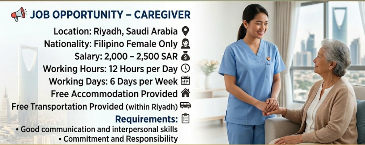 🚨 URGENT REQUIREMENT – CAREGIVERS